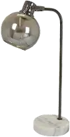 22 Inch Marble & Metal Desk Table Lamp