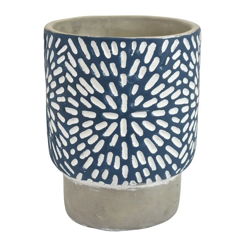 Blue Terracotta Planter