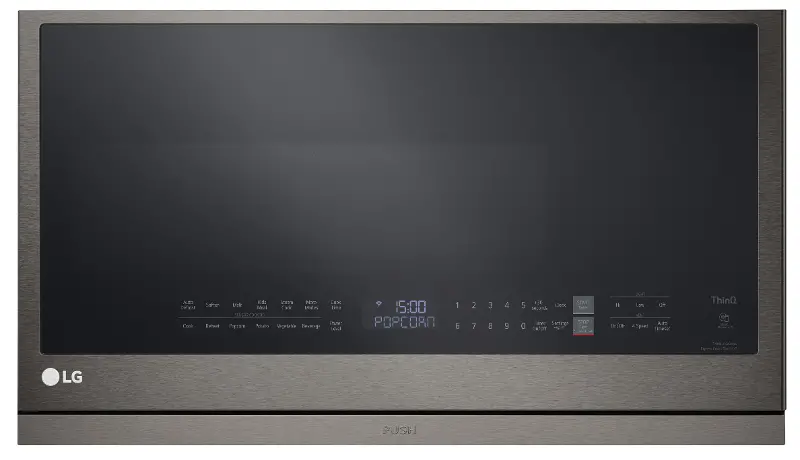 LG 2.1 cu ft Over the Range Microwave - Black Stainless Steel