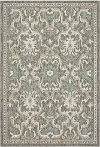92311-E422/5.3X7.6 Mohawk Outdoor Home 5 x 8 Oushak Platinum Aqua Indoor-Outdoor Rug