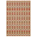 92313-1444/5.3X7.6 Mohawk Outdoor Home 5 x 8 Hex Trellis Tandoori Indoor-Outdoor Rug