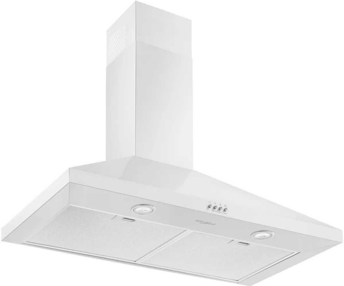 WVW53UC6LS Whirlpool 36 Inch Wall Mount Chimney Hood - Stainless Steel-4