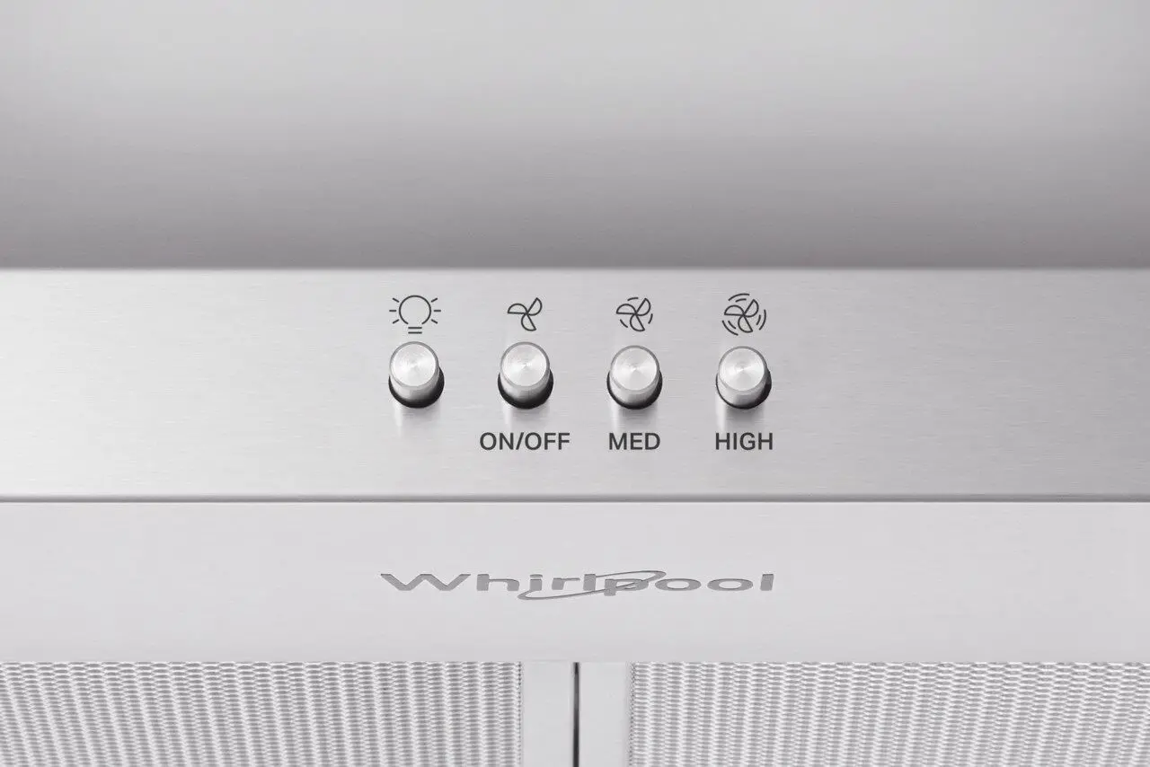 WVW53UC6LS Whirlpool 36 Inch Wall Mount Chimney Hood - Stainless Steel-5