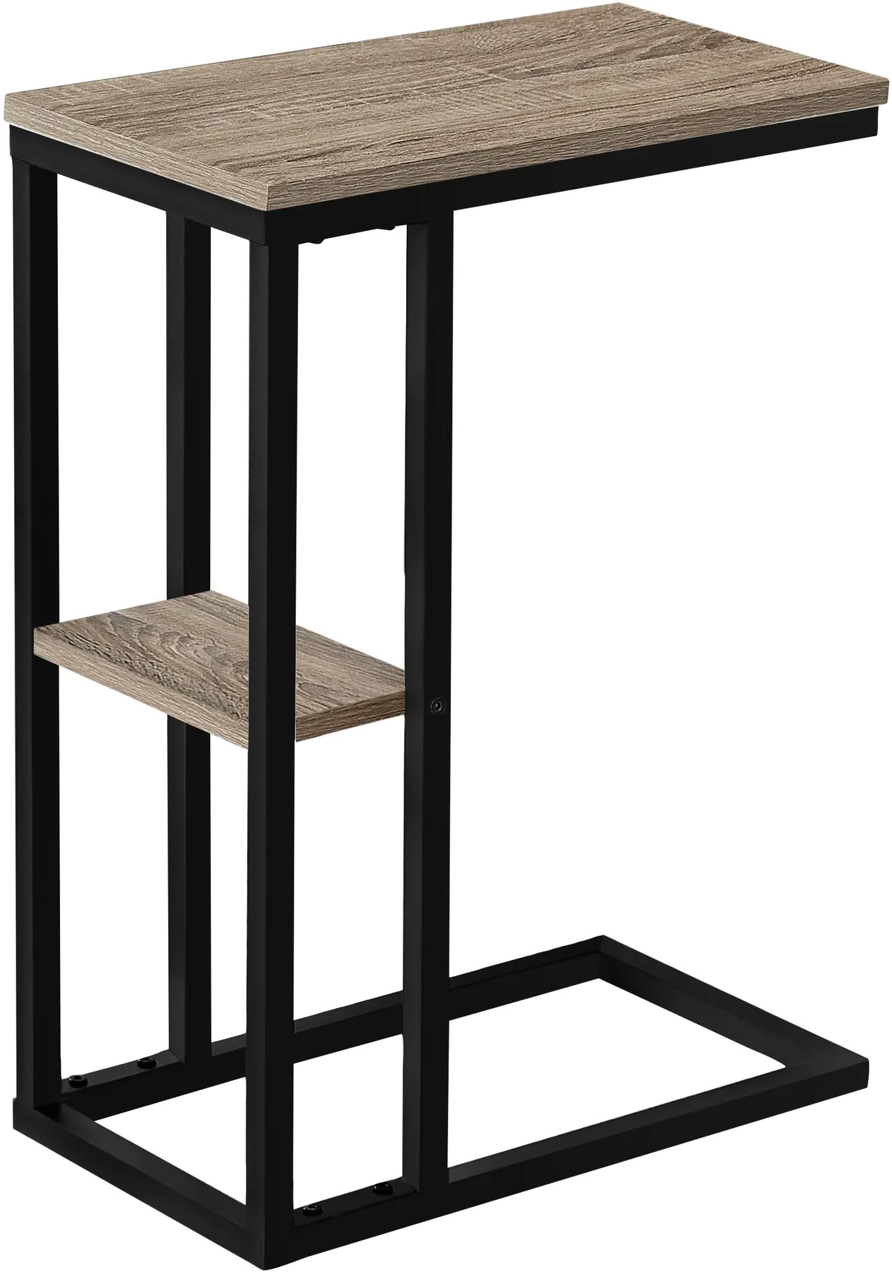 Monarch Taupe Rustic Side Table-1