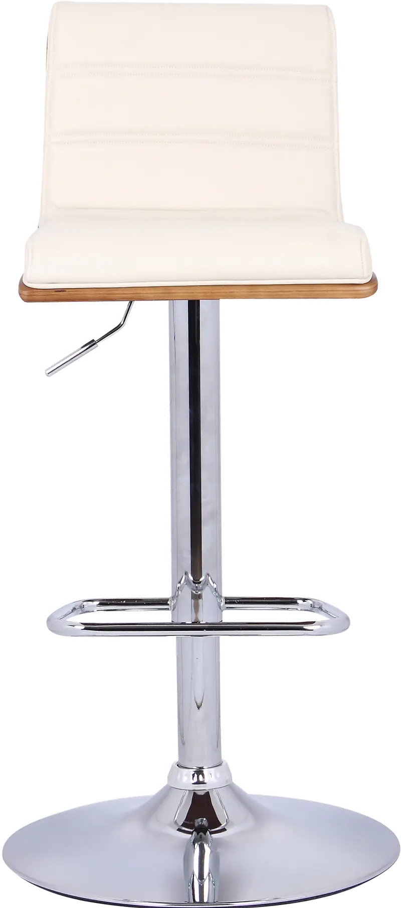 Aubrey Cream Adjustable Bar Stool