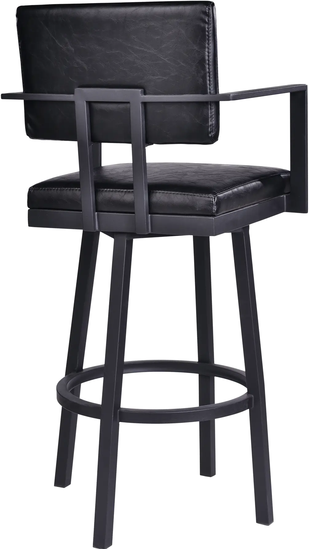 LCBBARBABLVB26 Balboa Black Swivel Counter Height Stool-3