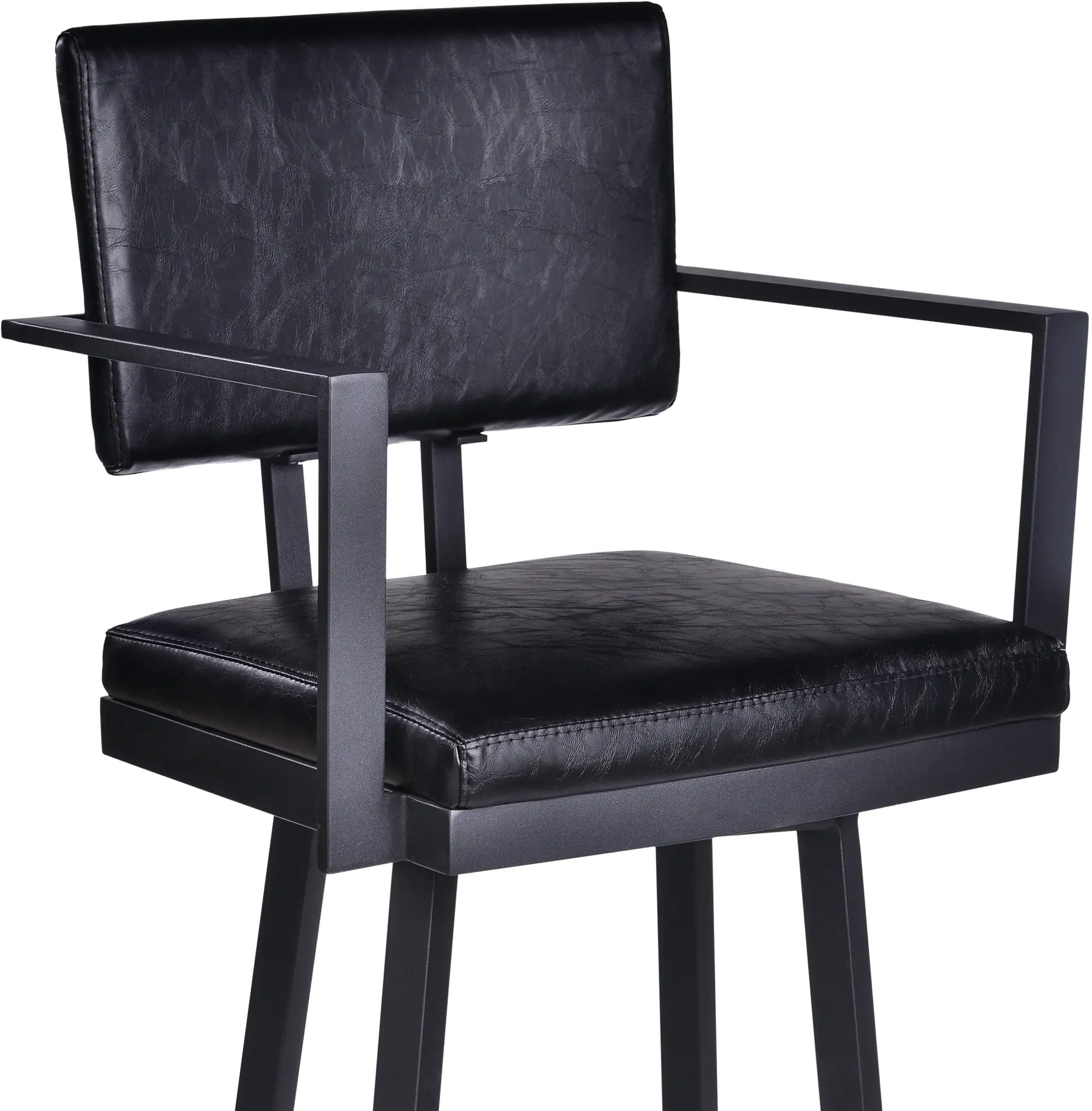 LCBBARBABLVB26 Balboa Black Swivel Counter Height Stool-4