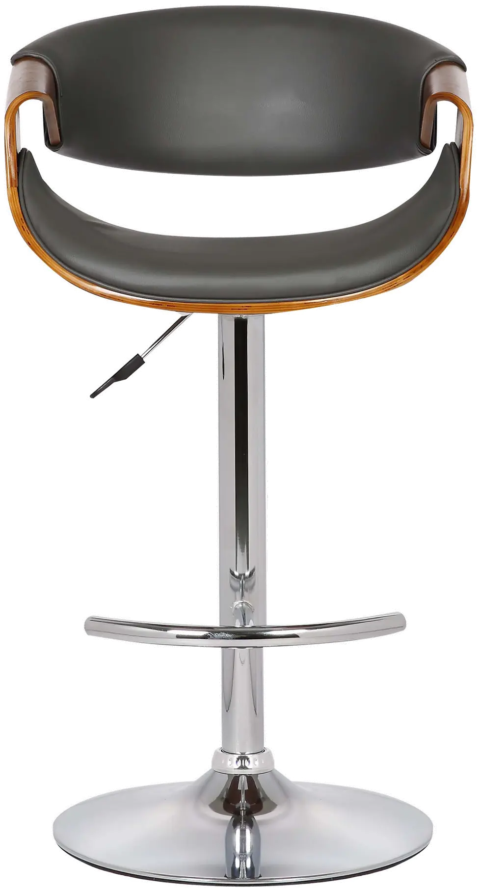 LCBUBAWAGRAY Butterfly Gray Adjustable Height Bar Stool-2