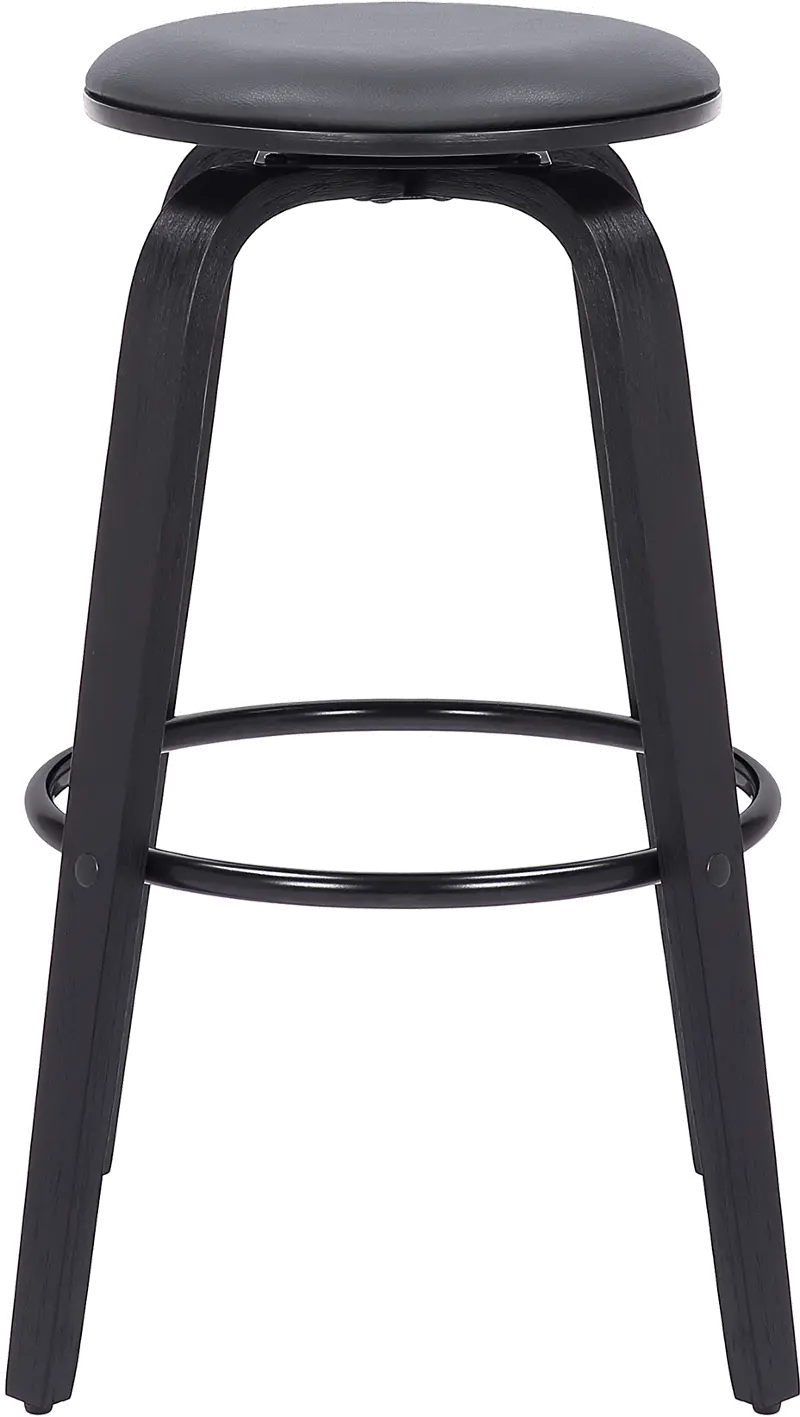 Harbor Dark Gray Swivel Bar Stool