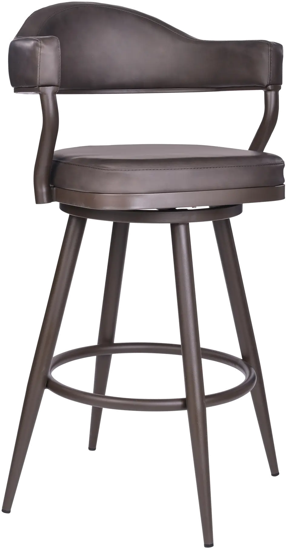 LCJTBABRBR26 Justin Brown Swivel Counter Height Stool-1