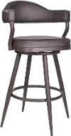 LCJTBABRBR30 Justin Vintage Brown Swivel Bar Stool