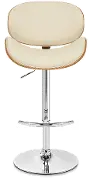 LCNABACRWA Naples Cream Adjustable Bar Stool