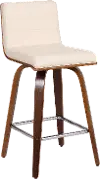 LCVIBACRWA26 Vienna Cream Swivel Counter Height Stool