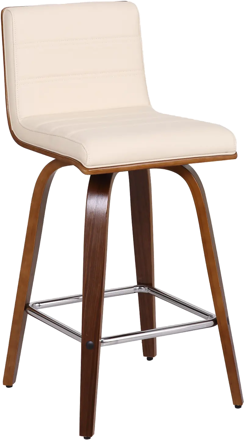 Vienna Cream Swivel Counter Height Stool