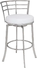LCVI26BAWH Viper White Swivel Counter Height Stool