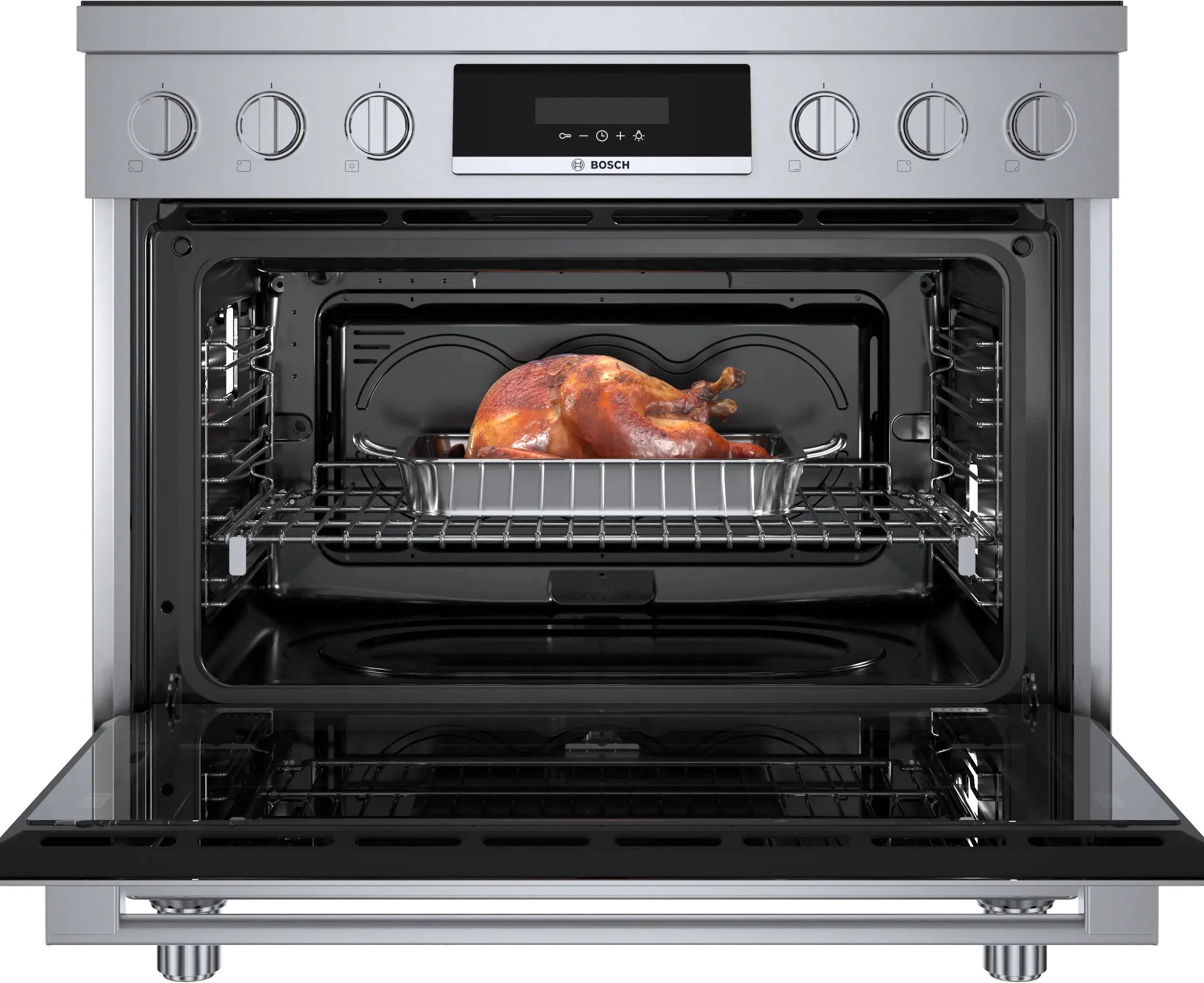 HIS8655U Bosch 800 Series 3.7 cu ft Induction Range - Stainless Steel 36 Inch-8
