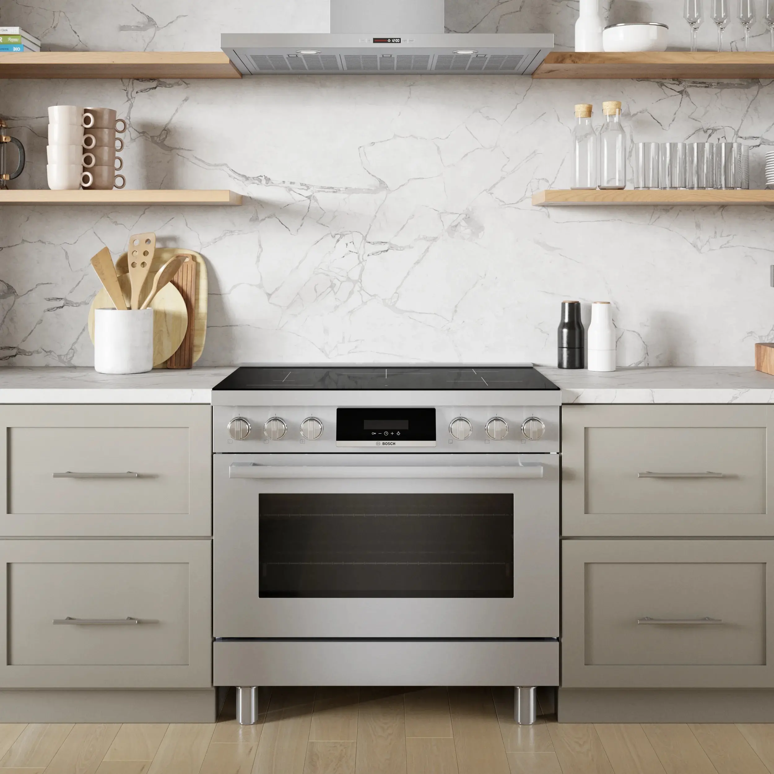 HIS8655U Bosch 800 Series 3.7 cu ft Induction Range - Stainless Steel 36 Inch-9