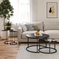 Camdale Espresso 4-Piece Nesting Coffee and End Table Bundle