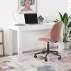 Astor White Desk with Wireless Charger