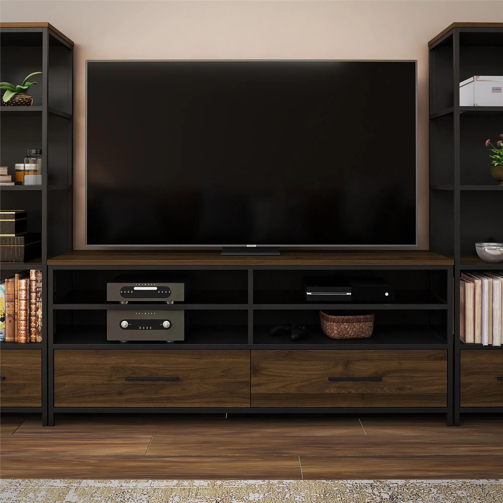 Structure Dark Brown 60 TV Stand-2