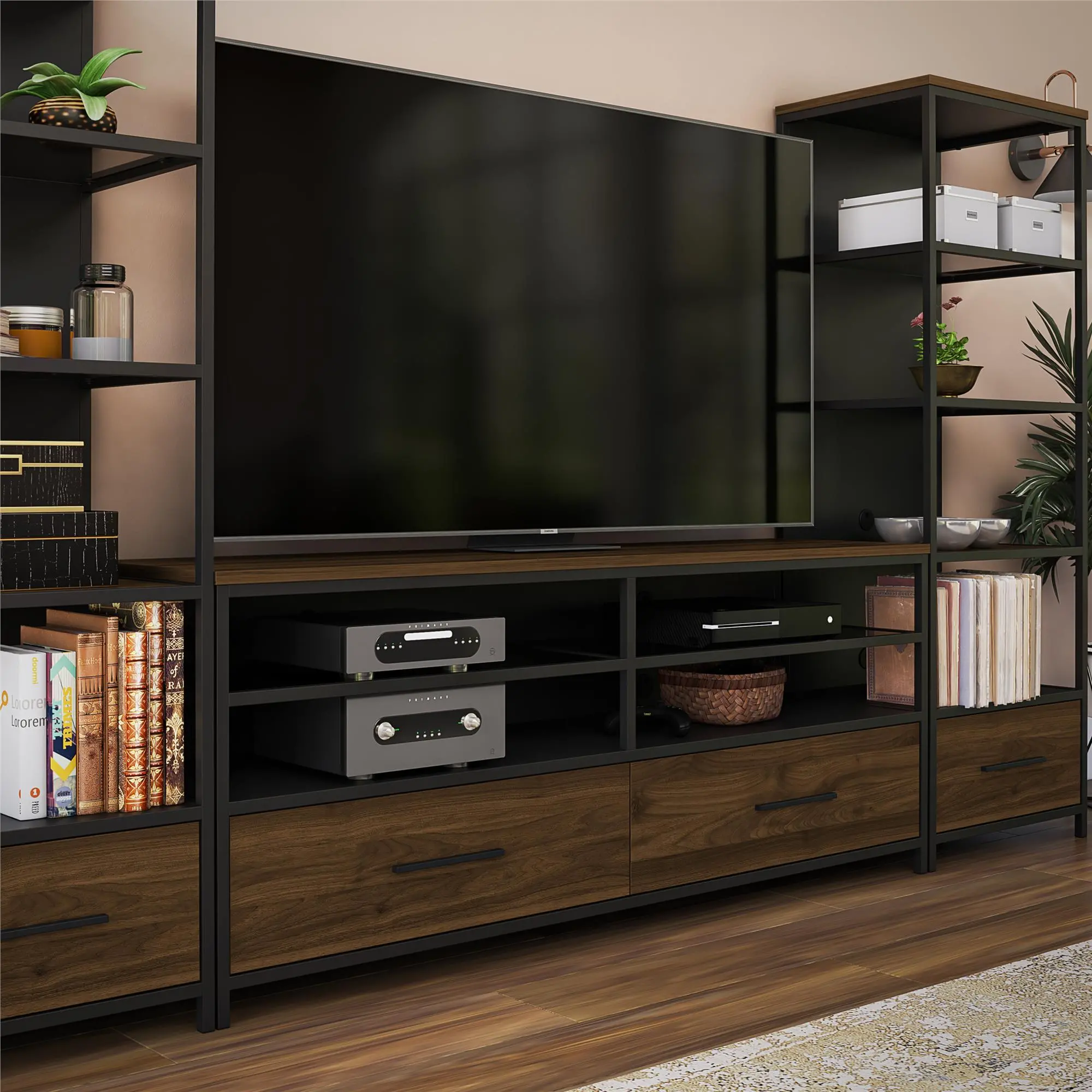 Structure Dark Brown 60 TV Stand-3