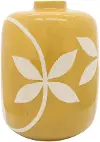 14 Yellow Leaf Vase
