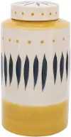 10 Ivory Tribal Jar