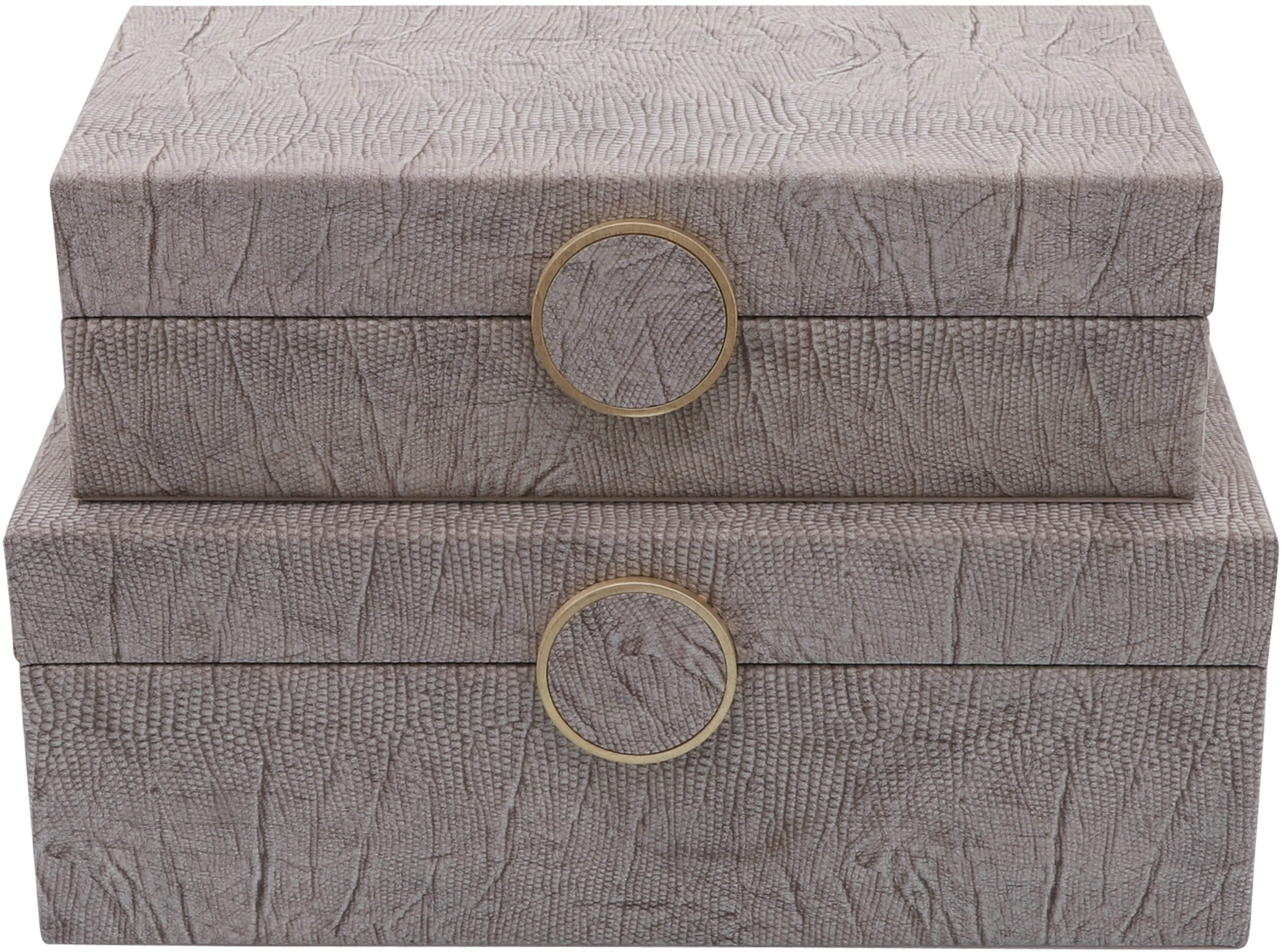 Medium Beige Box With Medallion-1