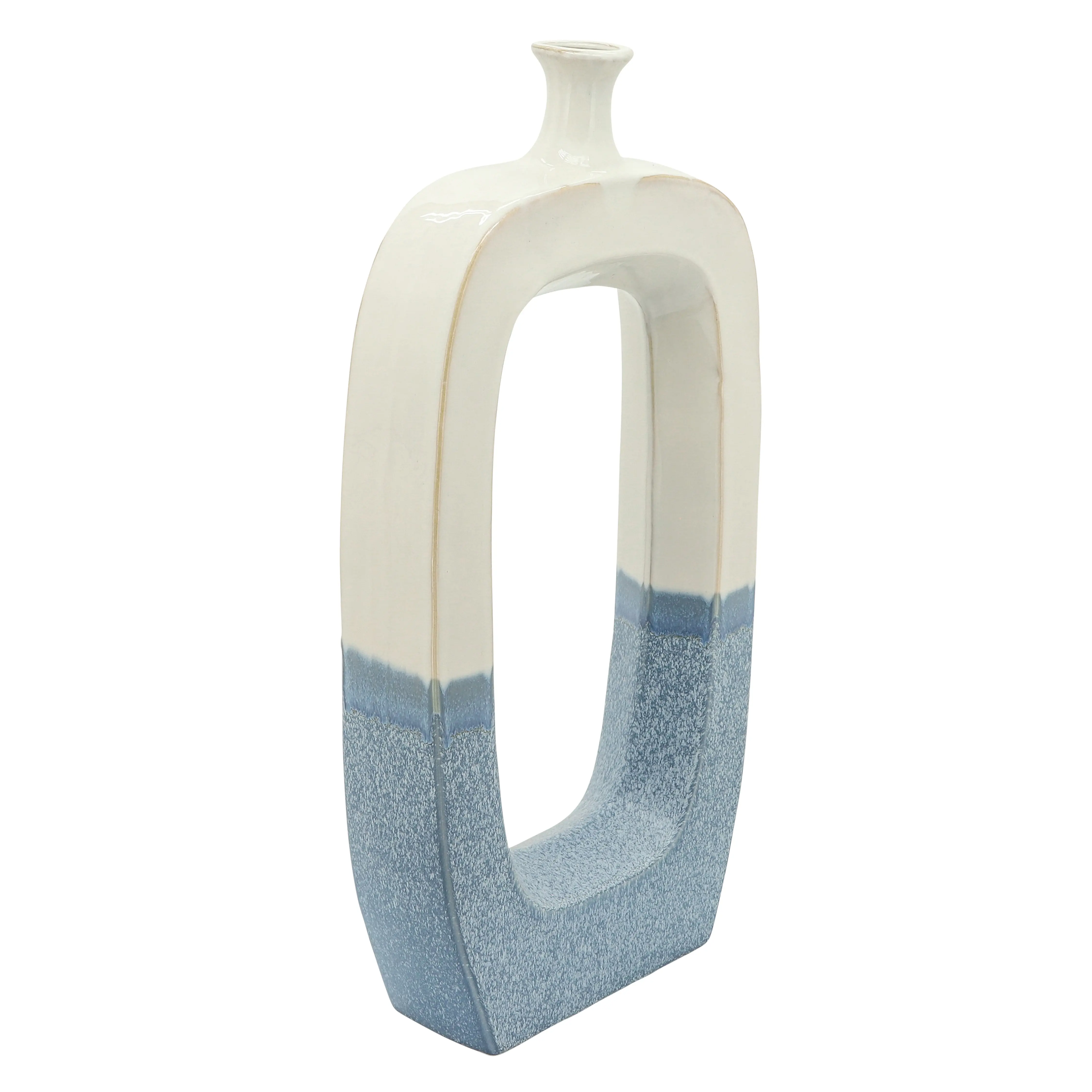 24 Sky Blue Vase with Cutout-1