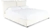 Cumulus Off-White Queen Upholstered Bed