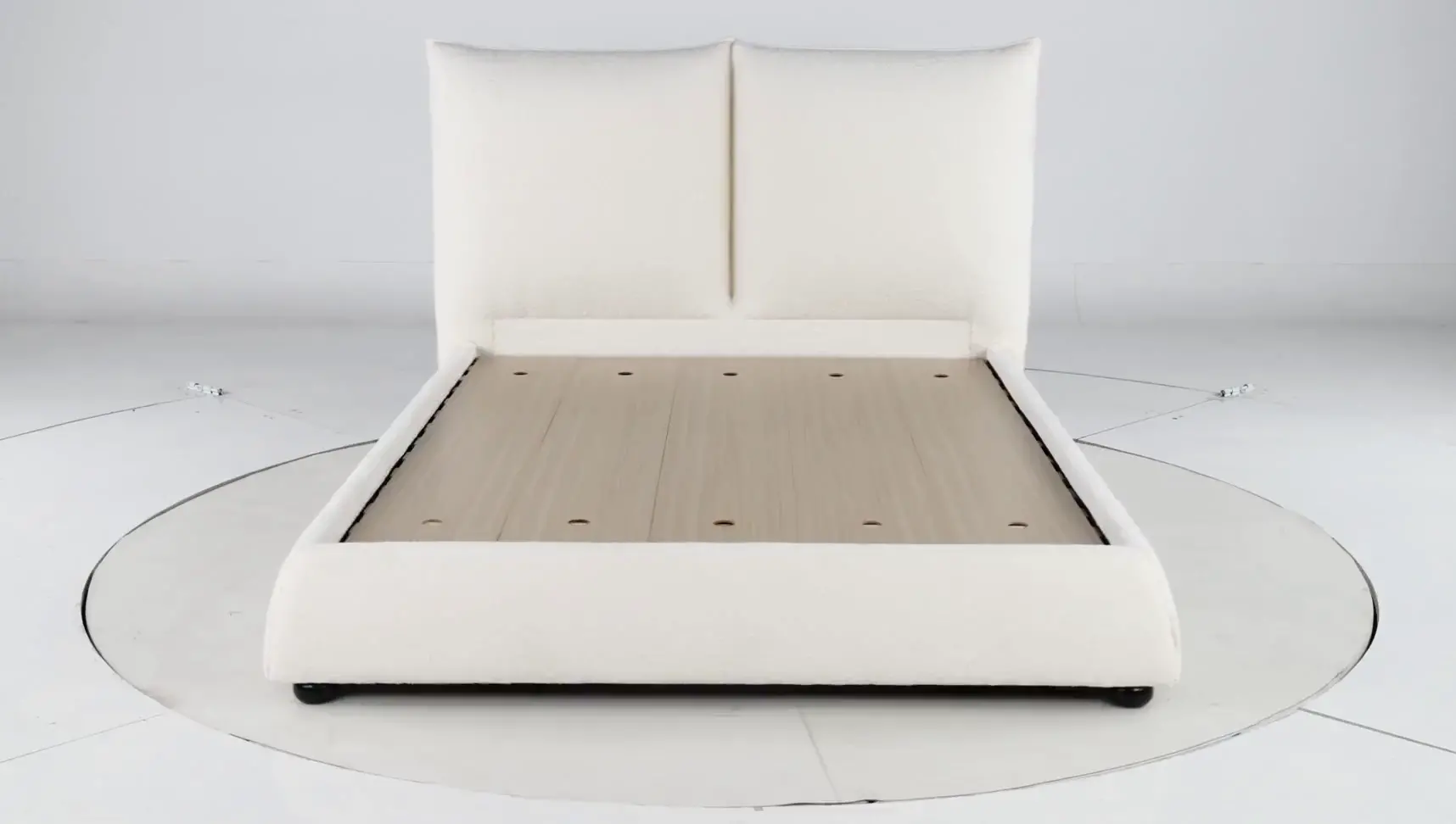 Cumulus Off-White Queen Upholstered Bed-3