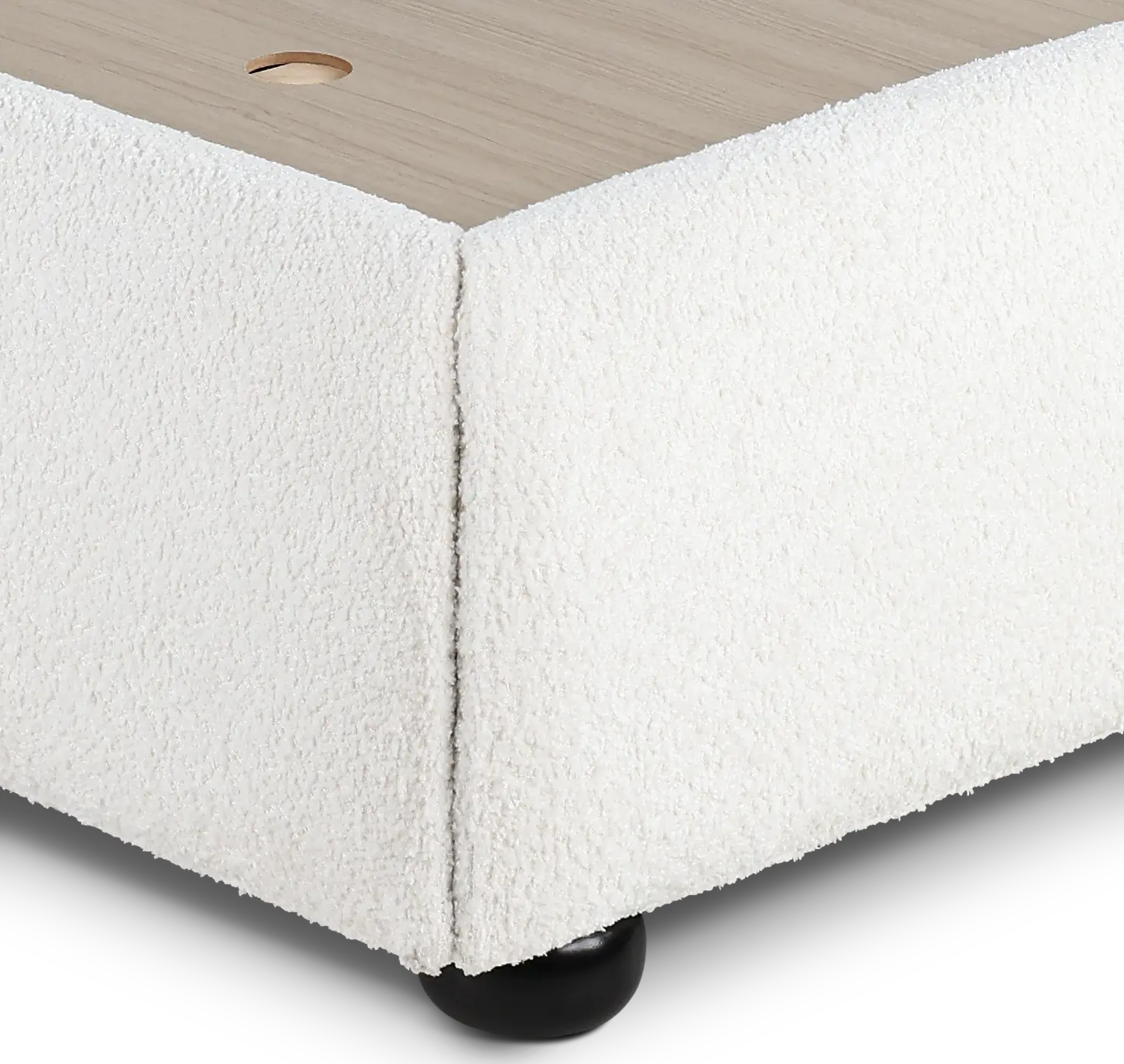Cumulus Off-White Queen Upholstered Bed-4