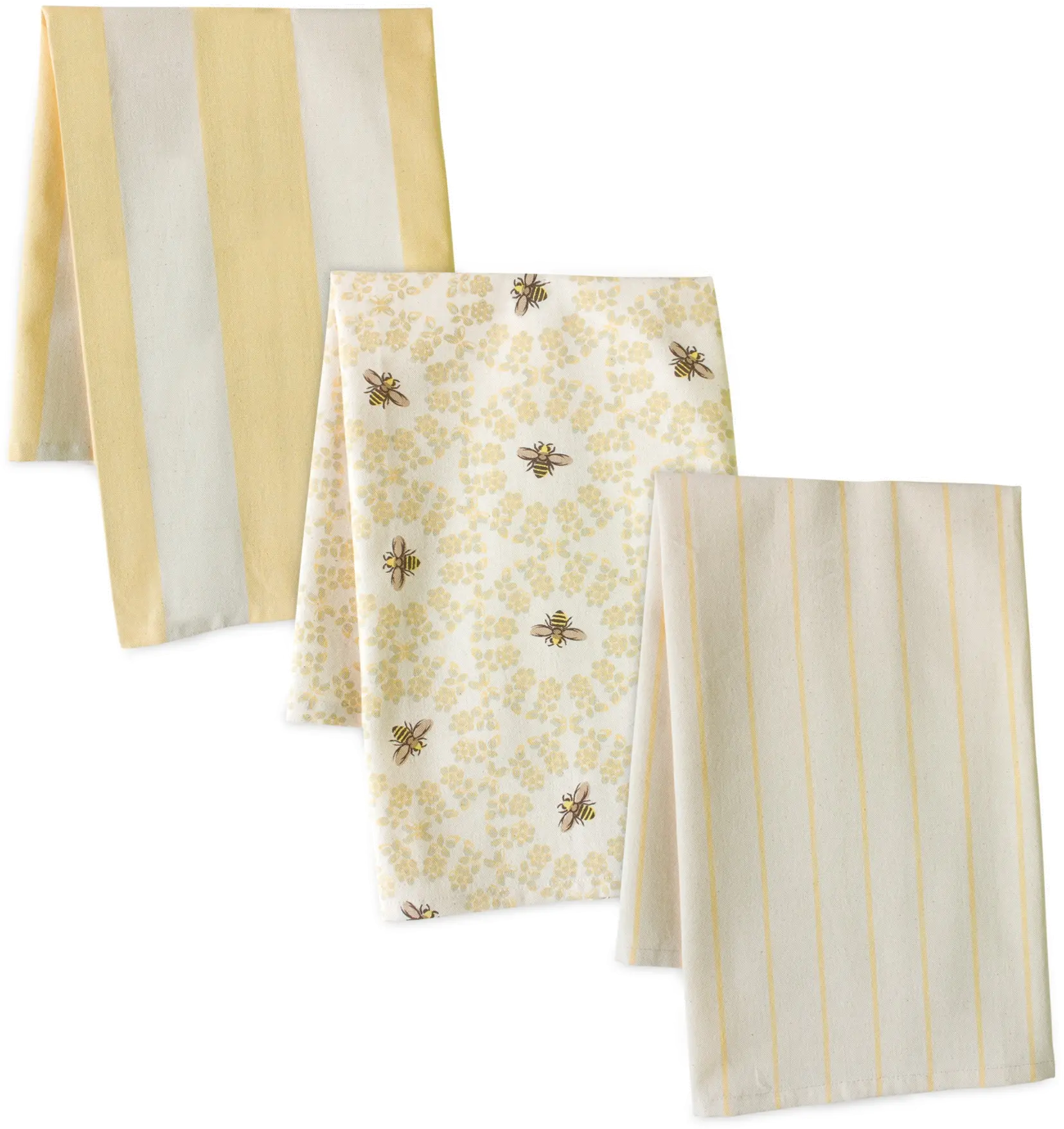 Assorted Set of 3 Cotton Tea Towels-1