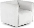 Lonoke Light Gray Swivel Accent Chair
