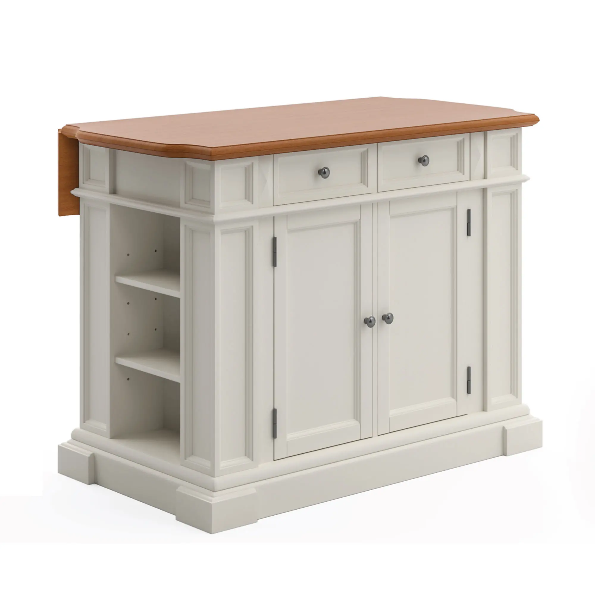 5002-94 Americana White Kitchen Island-5