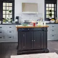 5003-94 Americana Black Kitchen Island