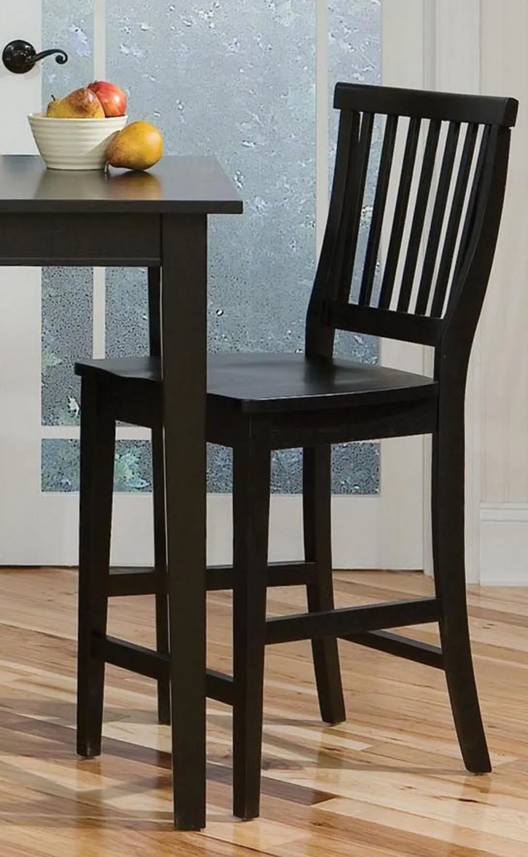 5181-89 Arts and Crafts Black Counter Stool-2