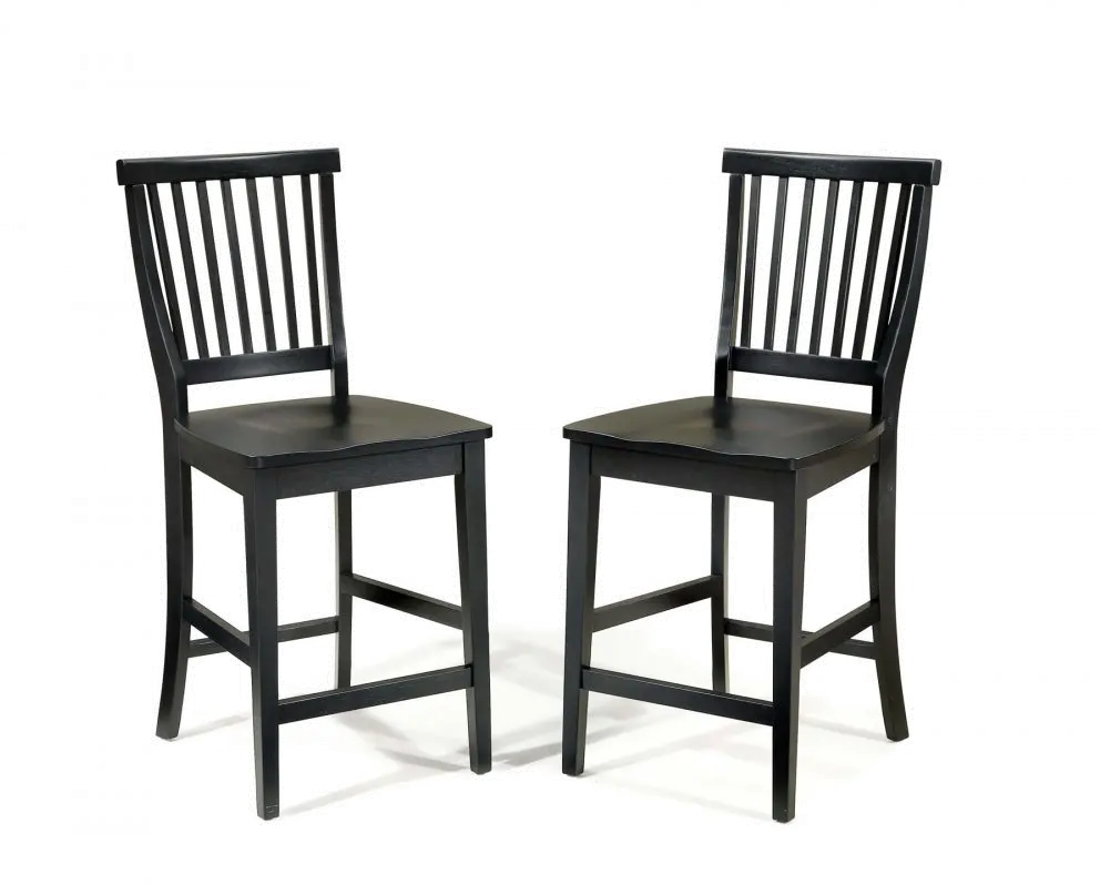 5181-89 Arts and Crafts Black Counter Stool-4