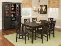 5181-319 Arts and Crafts Black Dining Table