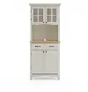 5001-0021-12 Homestyles Off-White Buffet with Hutch