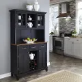 5100-0046-42 Homestyles Black Buffet with Hutch