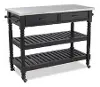 5218-951 General Open Black Kitchen Cart