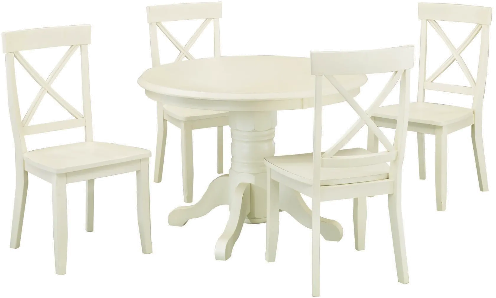 5177-318 Warwick Off-White 5 Piece Dining Room Set-3