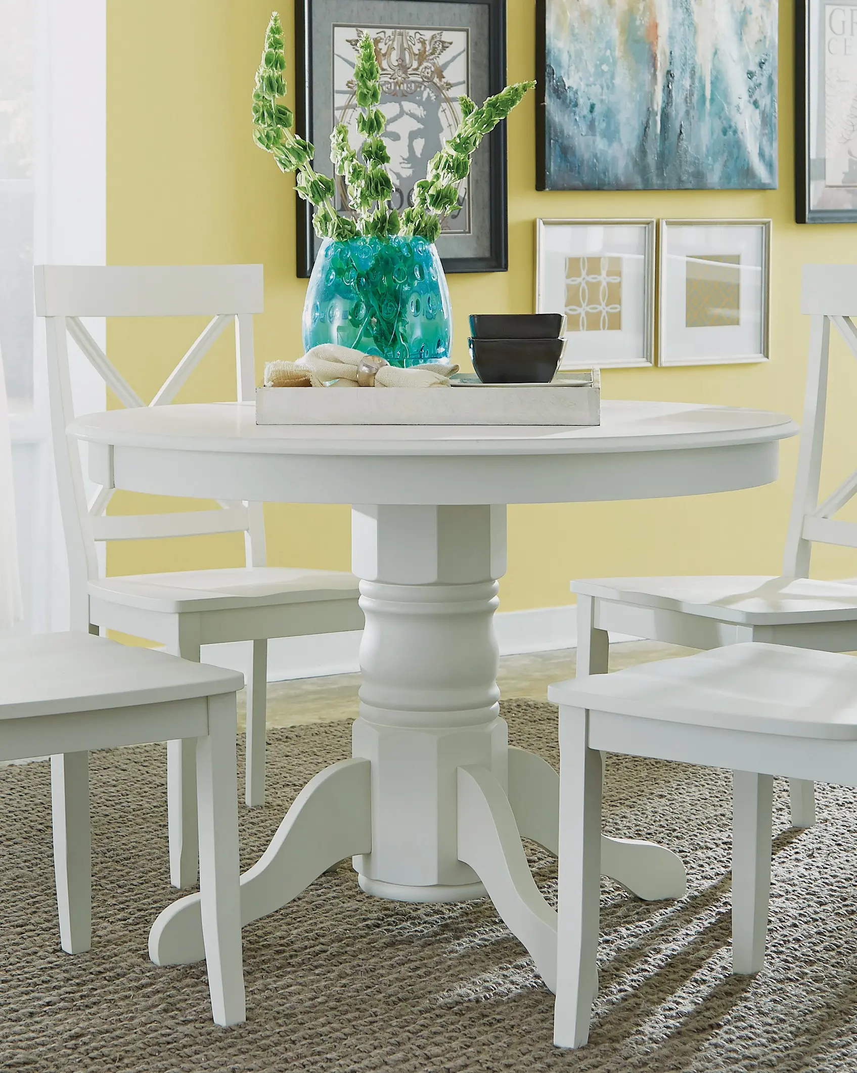 5177-30 Warwick Off White Dining Room Table-2
