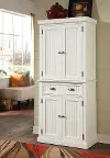 5022-69 Nantucket Off-White Tall Storage Pantry