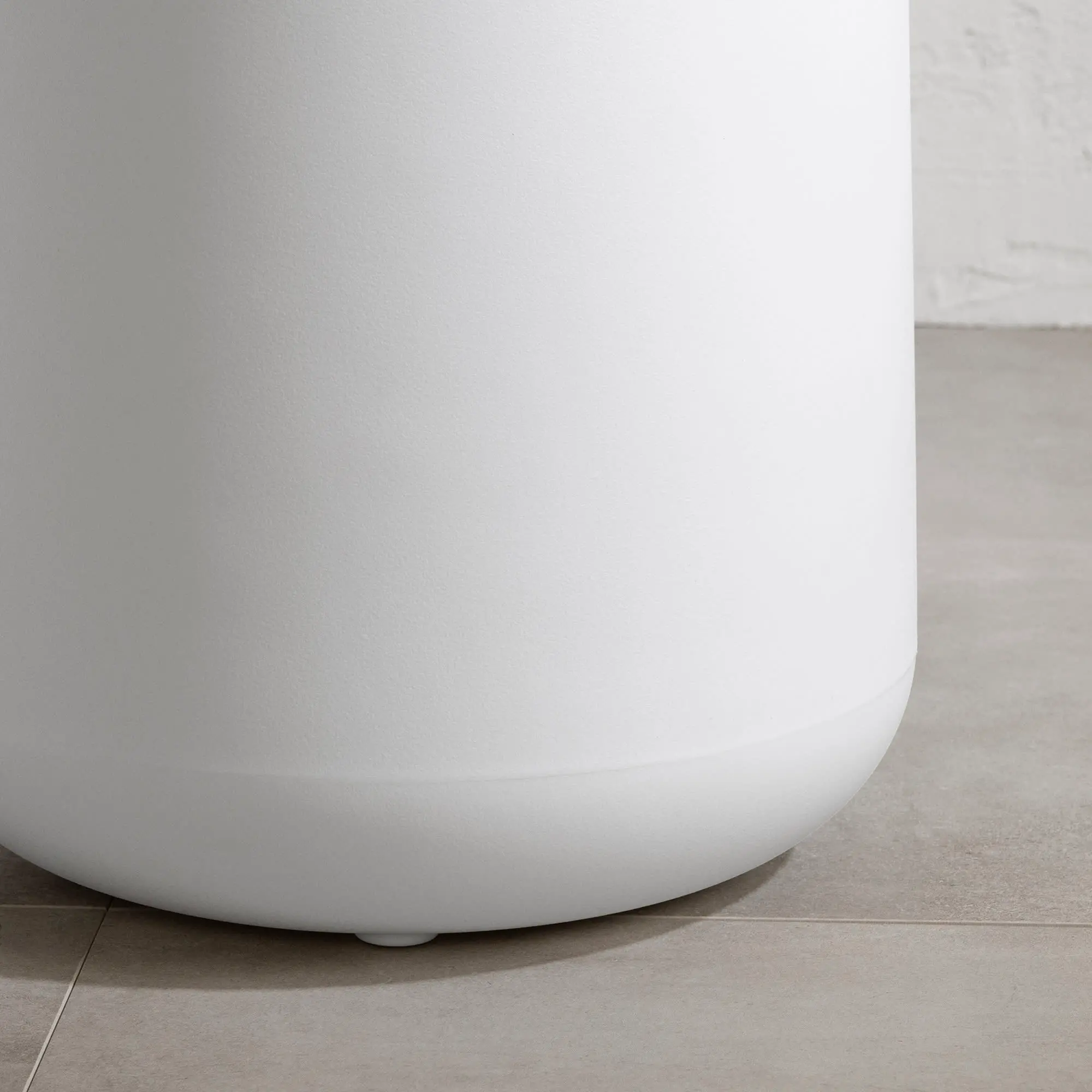 13794 Dalya White Round Outdoor Side Table-5