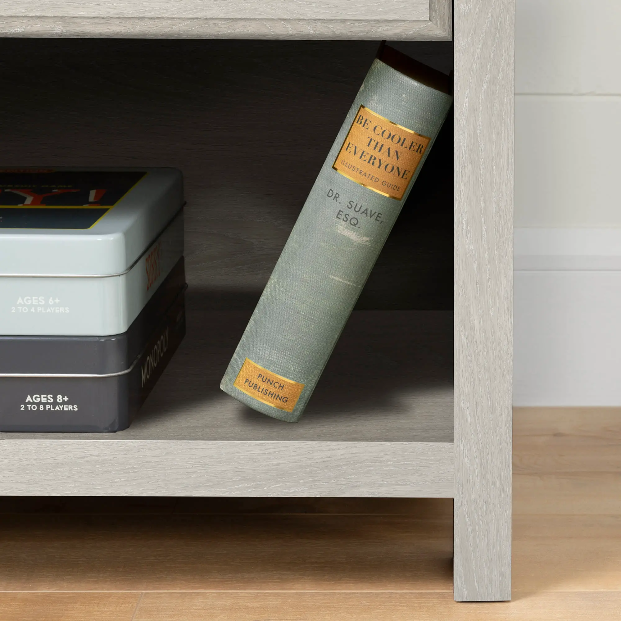 14497 Ulysses Gray Oak 1-Drawer Nightstand - South Shore-4