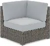 6801-12 Boca Raton Gray Outdoor Sectional Side Chair