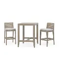 5675-35-87D Sustain Brown Outdoor High Bistro Table Set