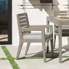 5675-81 Sustain Brown and Gray Outdoor Dining Armchair, Set of Two